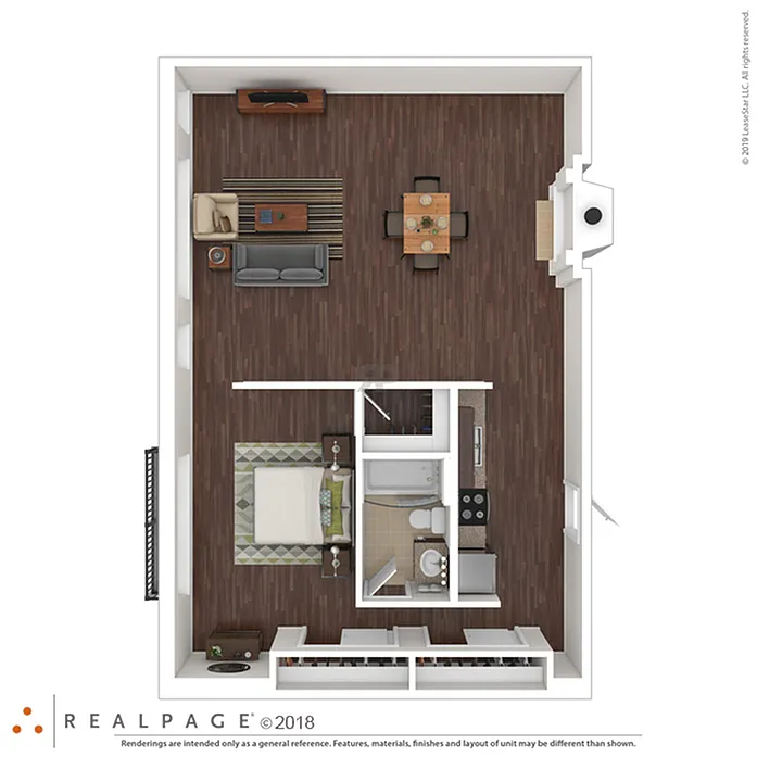Floor plan 1Br1Bj