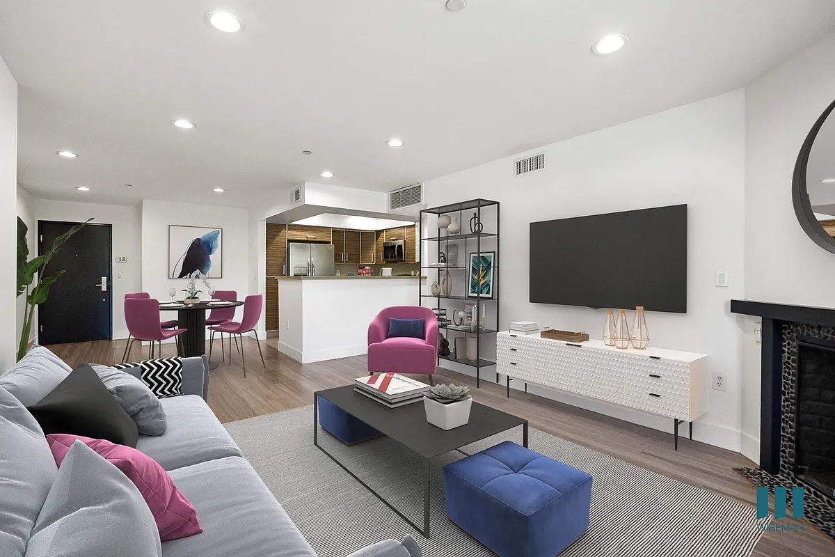 Open-Concept Kitchen, Dining, and Living Room - Edinburgh Courtyard by Wiseman