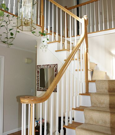 Stairs to second floor