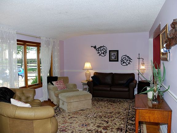 Living Room with Bay Window