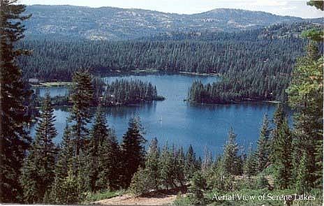Aerial View of Serene Lakes