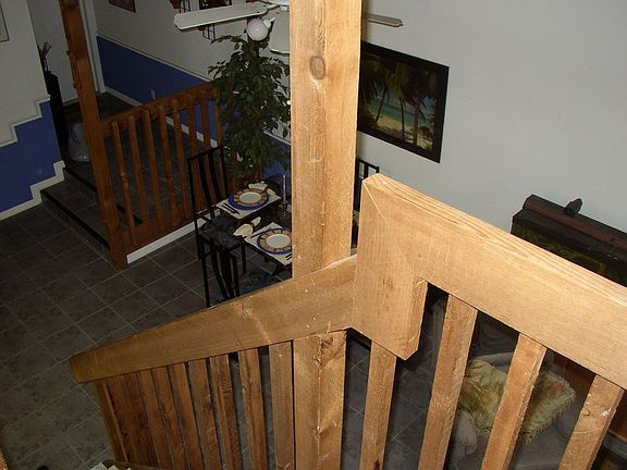 View from staircase
