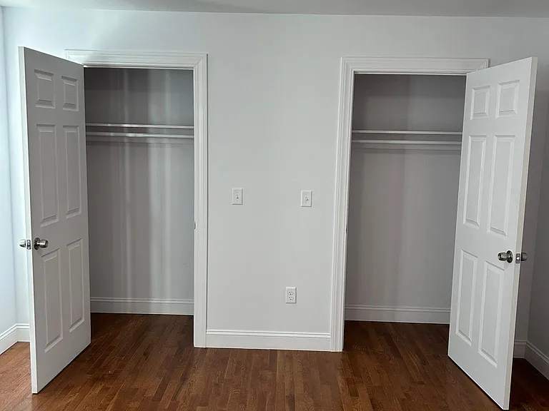 Master bedroom closets