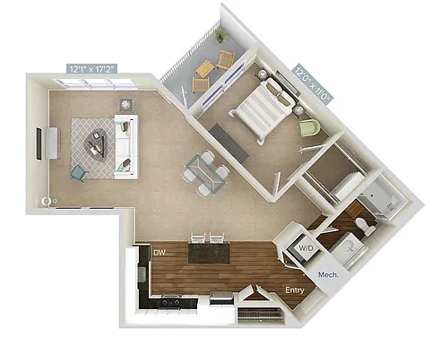Floor plan A10-1-Var-953