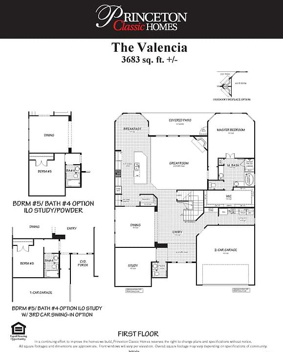 1st Floor Standard with Options