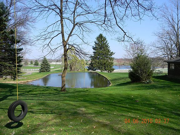 East from woods