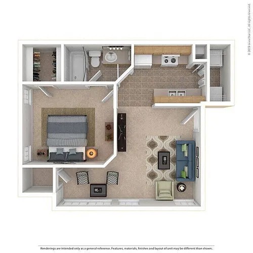 Floor plan Heron - Renovated