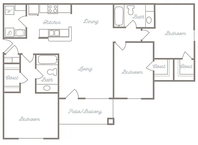 Floor plan The Graham