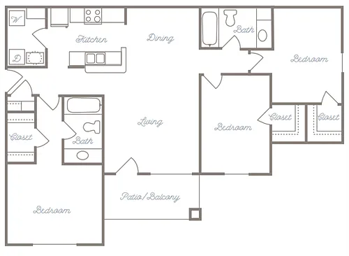 Floor plan The Graham