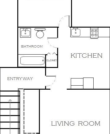 Floor plan of apartment