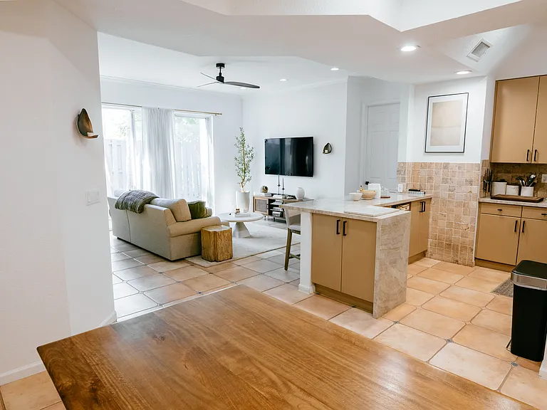 Entry; Living, Dining, Kitchen