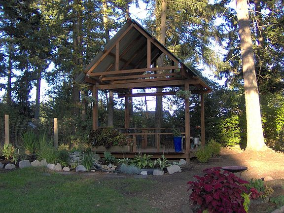 Small Pond and Covered porch