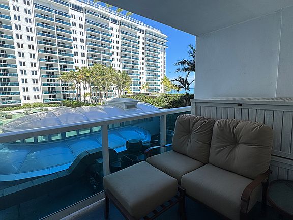 Private balcony