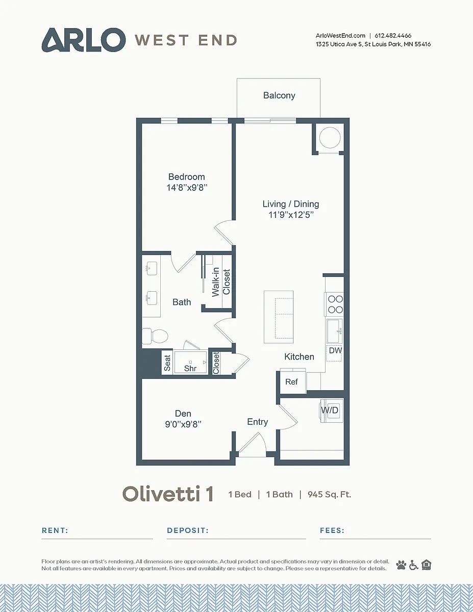 Floor plan Olivetti 1