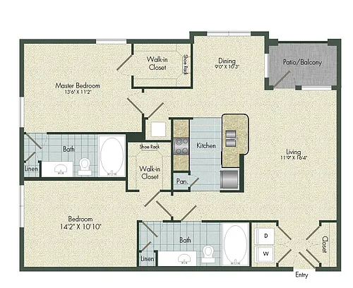 Floor plan B1