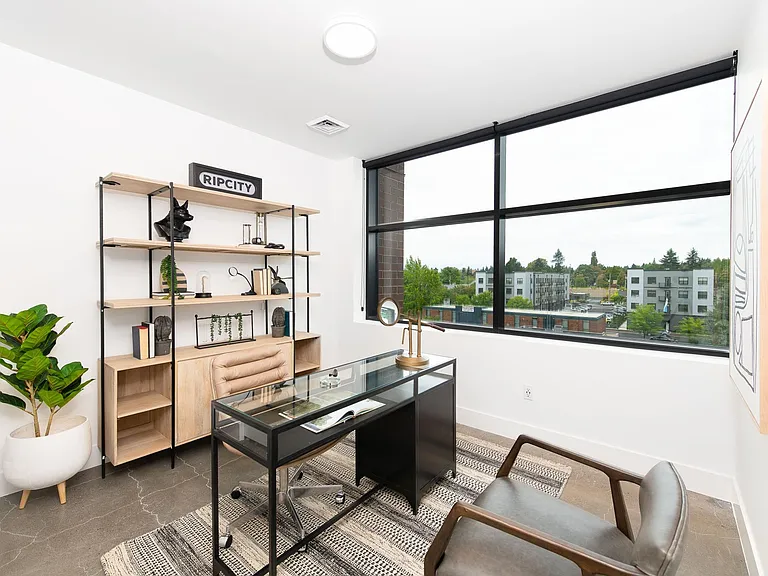 Angelo Tower furnished bedroom/office