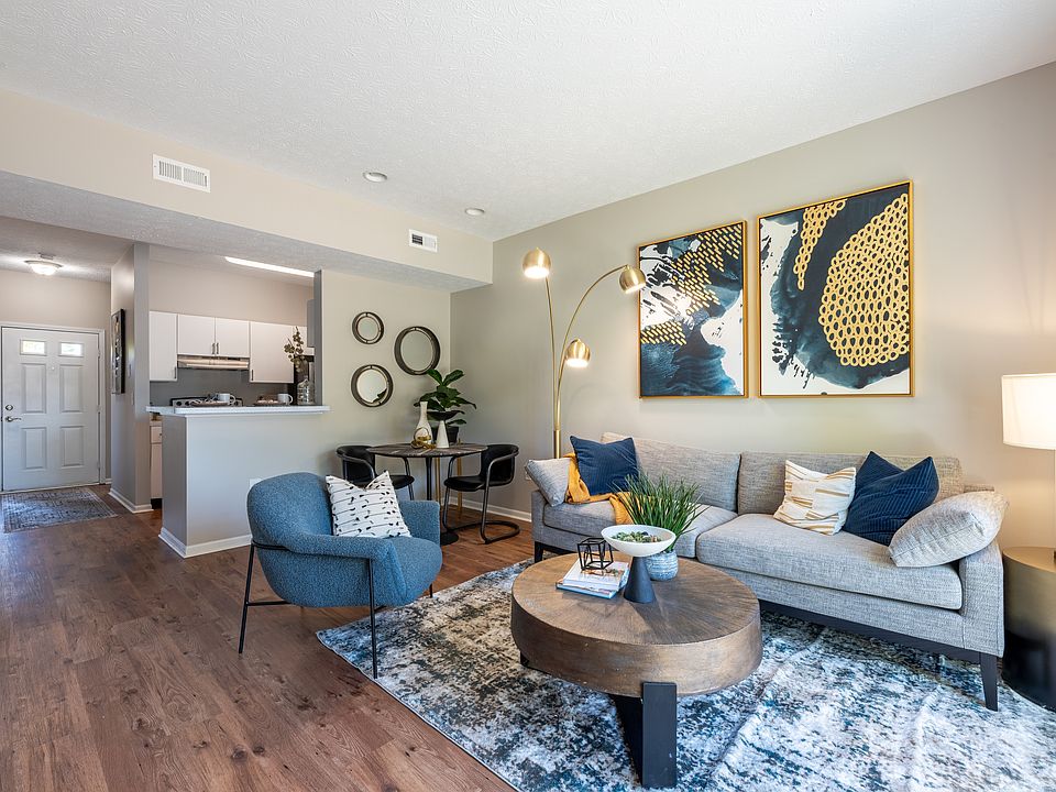 Newly Renovated Living Room with Gorgeous Hardwood-Style Flooring