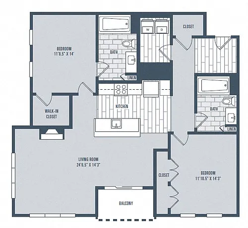 Floor plan B2J