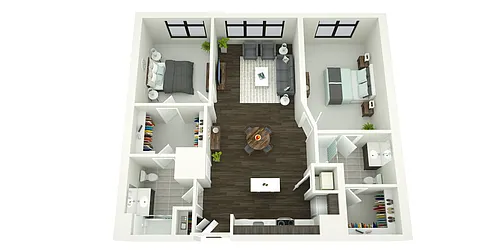 Floor plan B6TR