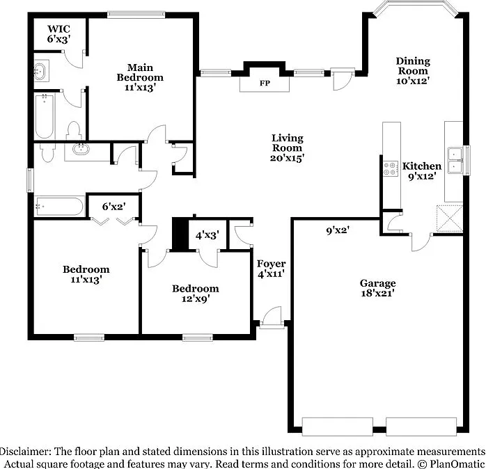 3 bed, 2.0 bath, 1372 sqft, $1,965 — Photo 2