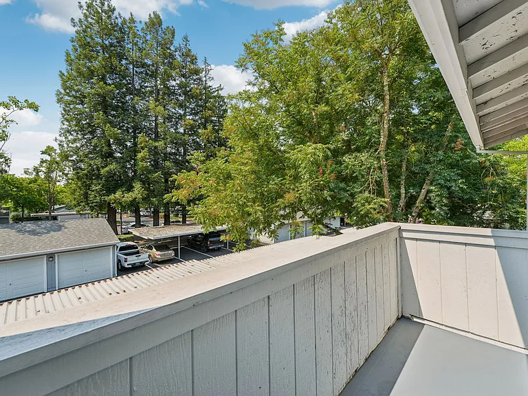 Private balcony.