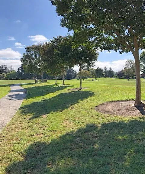 Las Palmas Park a block away from the home