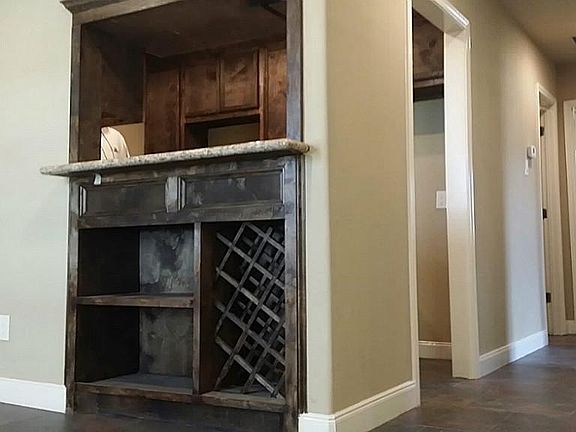  A beautiful shot of the hall and kitchen entry area.