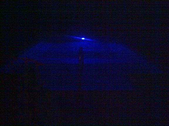 Blue pool light