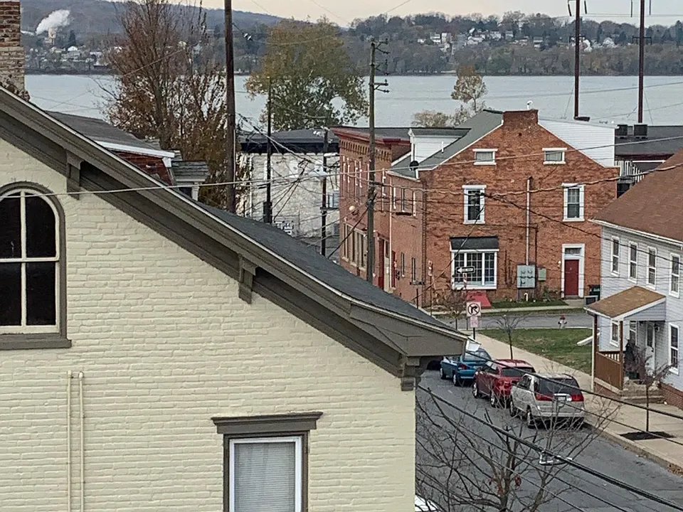 Beautiful view of the Susquehanna River from the apartment