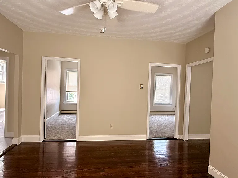 View of the two bedrooms from the Dining Room.
