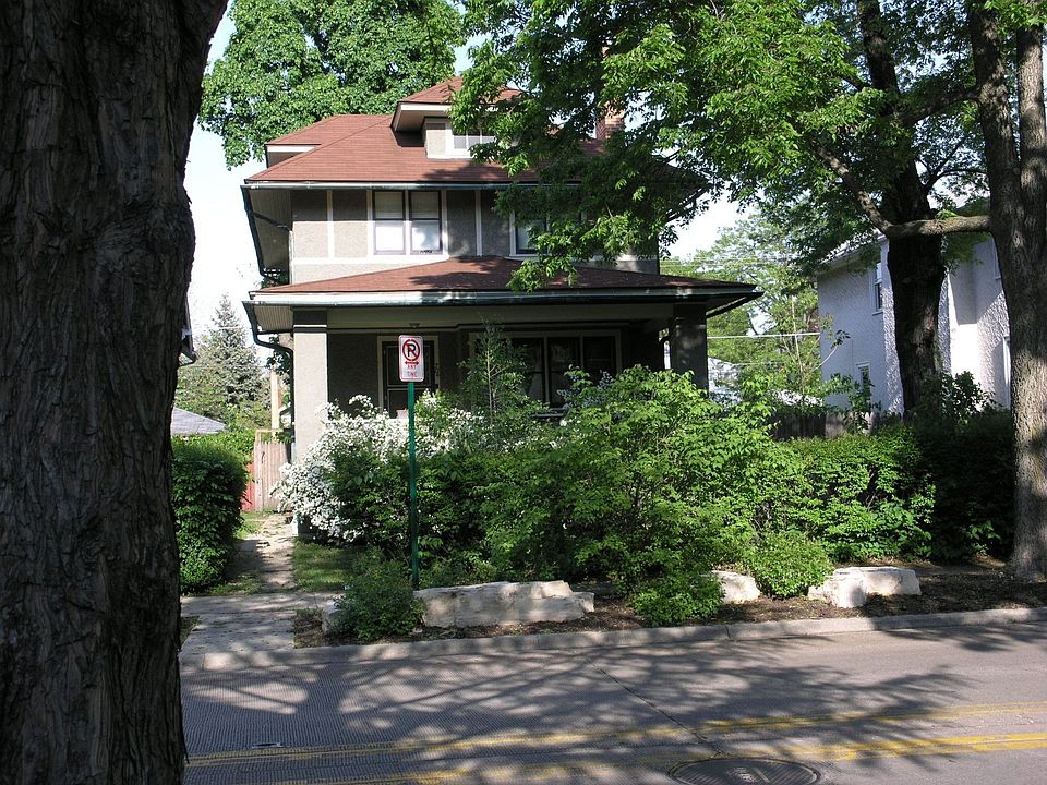 front of home in spring