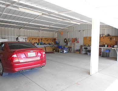 Inside garage area