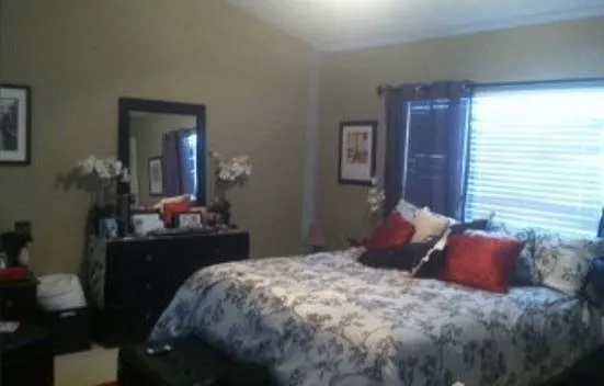 master bedroom decorated