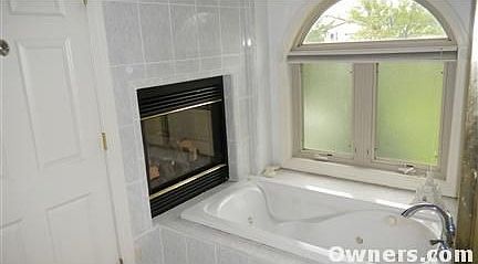 Master Bath with 2-way fireplace