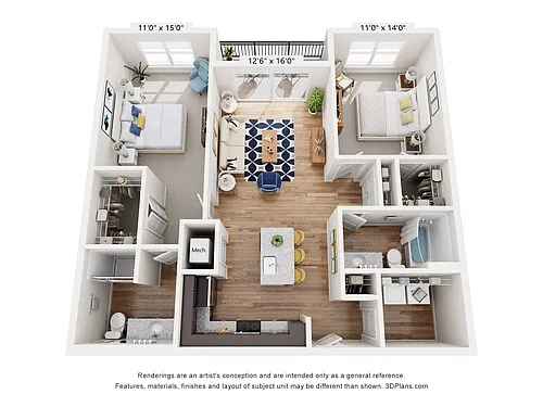 Floor plan Vervain East