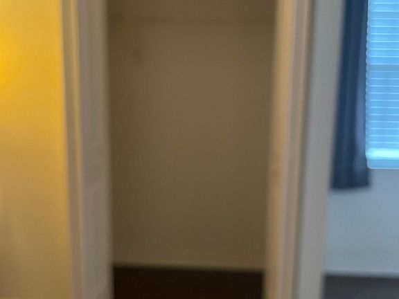 Closet in a bedroom - more space to the left inside the closet