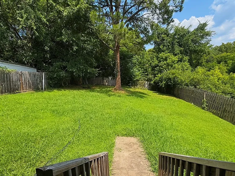 Large Fenced Backyard