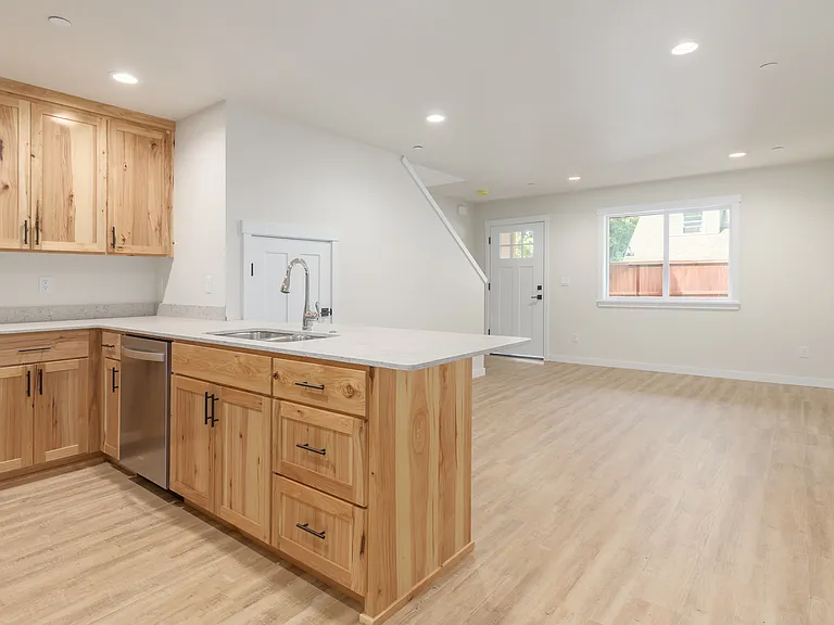 Kitchen and Living Room