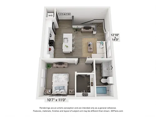 Floor plan A3 Townhouse