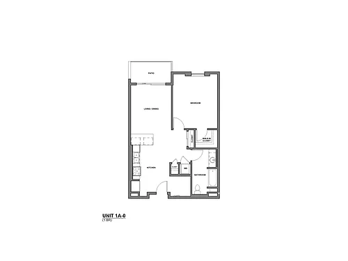 Floor plan 1A0