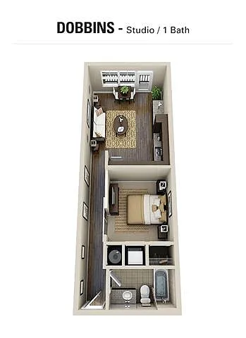 Floor plan Dobbins