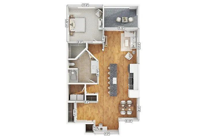 Floor plan 1C1