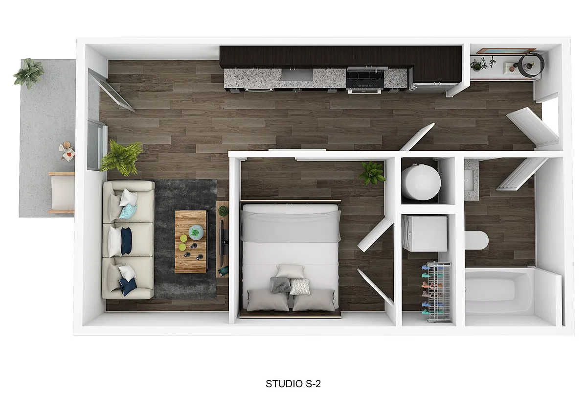 Floor plan S2 Studio