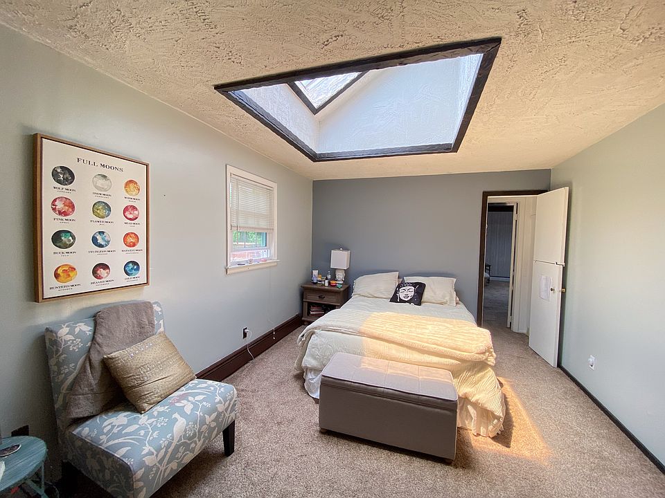 Bedroom and skylight
