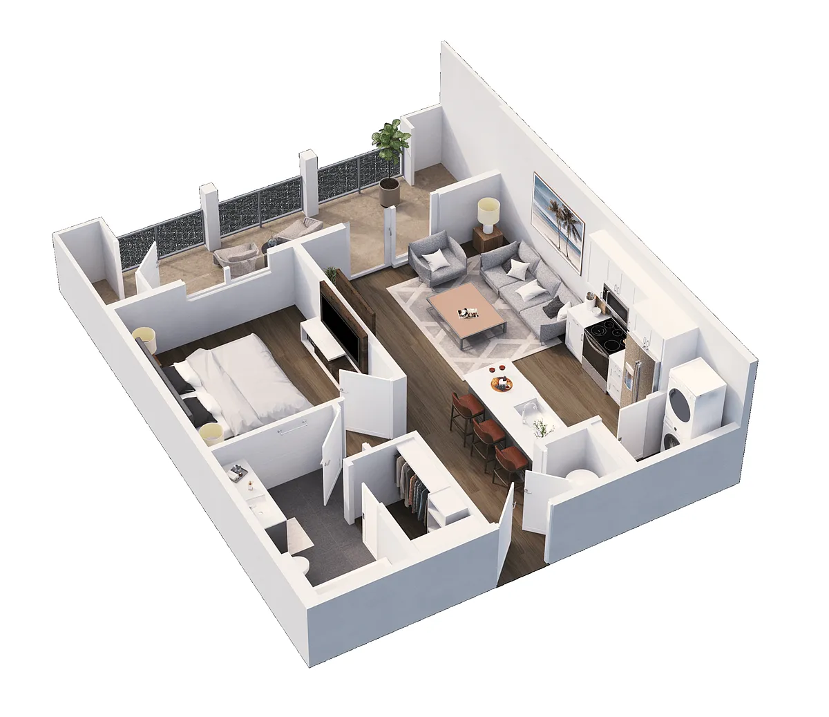 Floor plan A1b