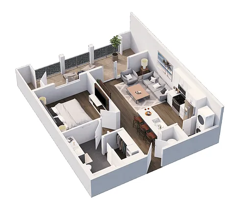 Floor plan A1b