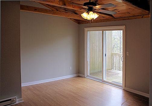 Slider to spacious private deck