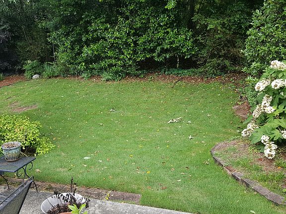 Back Yard View from Patio