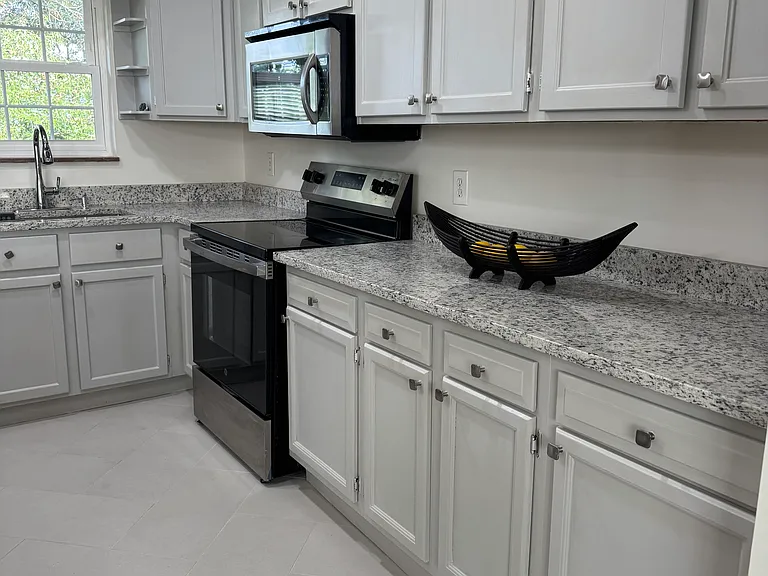 New counters- great sized pantry