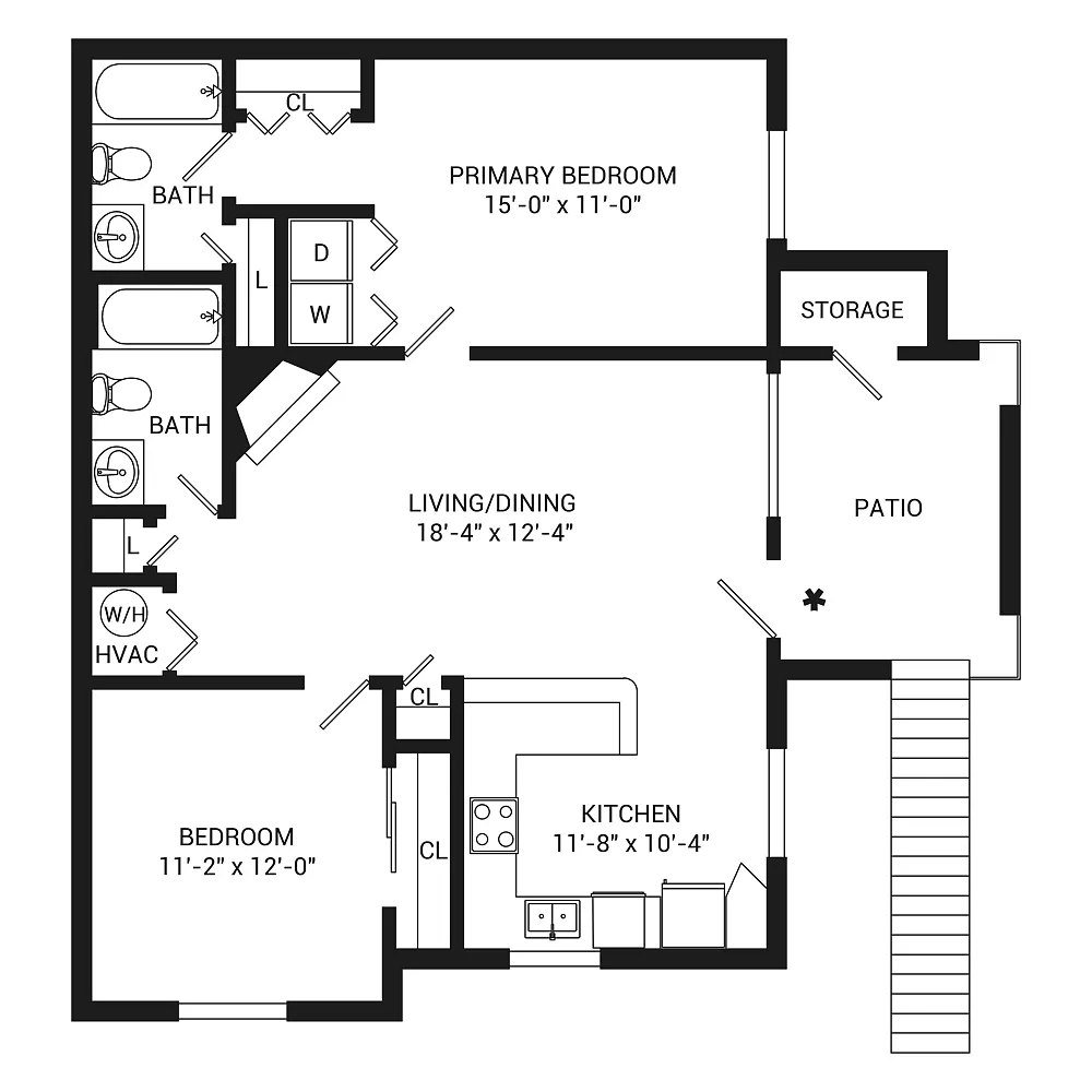 Floor plan Brookhaven